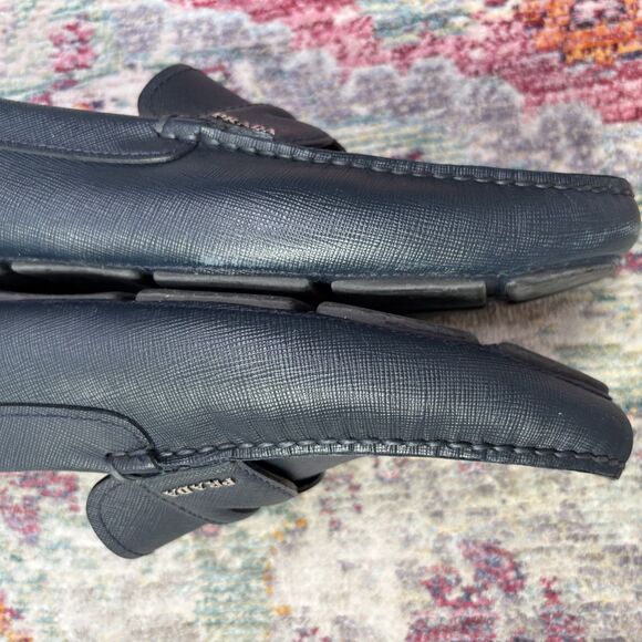 Prada Saffiano Leather Penny Loafers main image 10